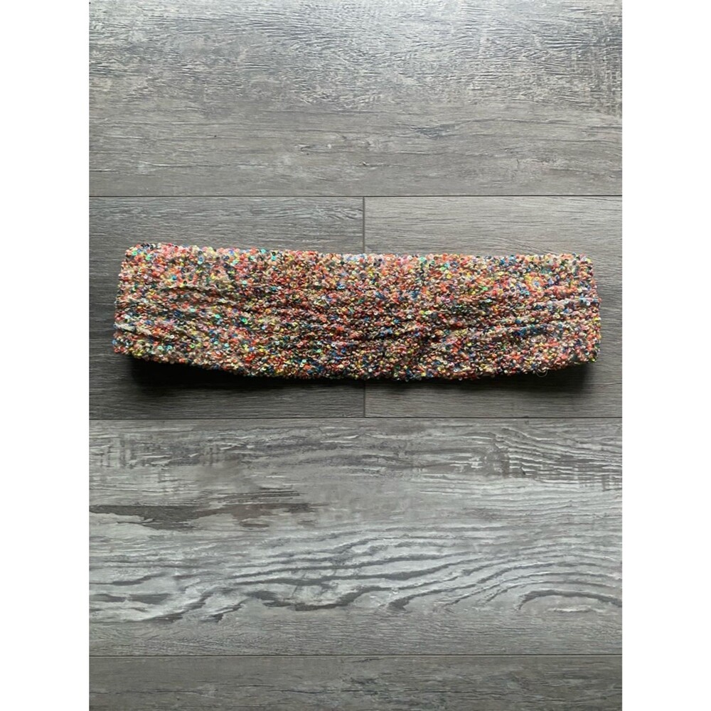 Multicolor Sequin Cummerbund One Size